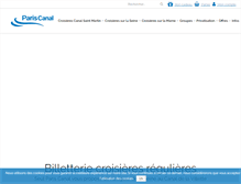 Tablet Screenshot of pariscanal.com